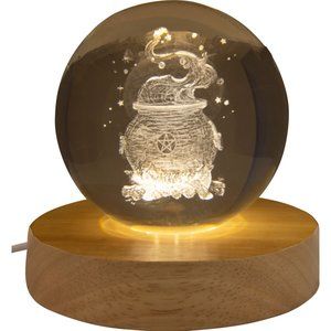 Magic Cauldron Engraved LED Light